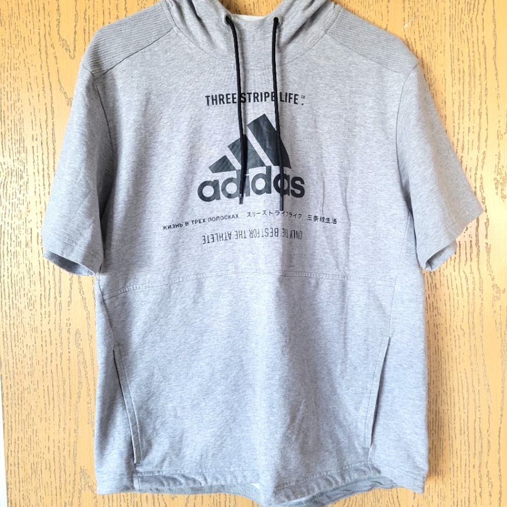 Adidas hooded shirt